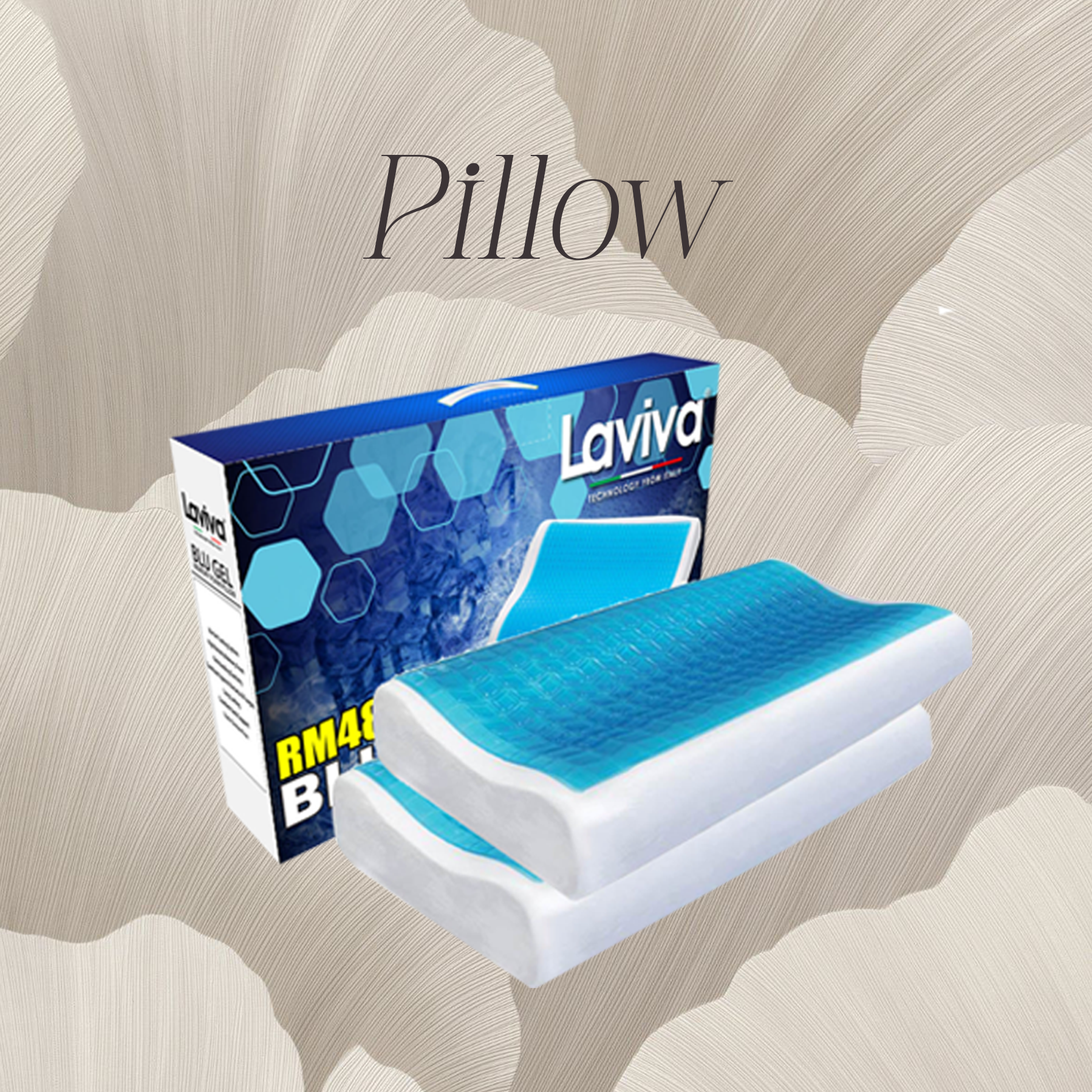 LAVIVA BLUGEL PILLOW